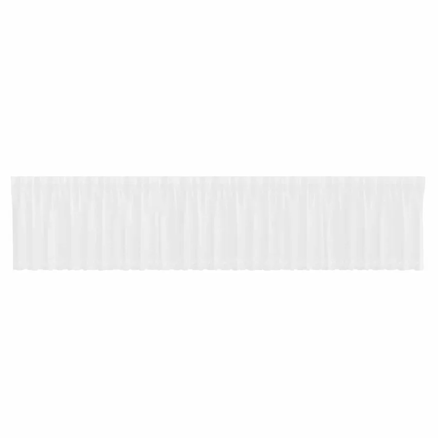 Rideau en Dentelle avec des rideaux Blanc 80 x 750 cm Polyester - 2
