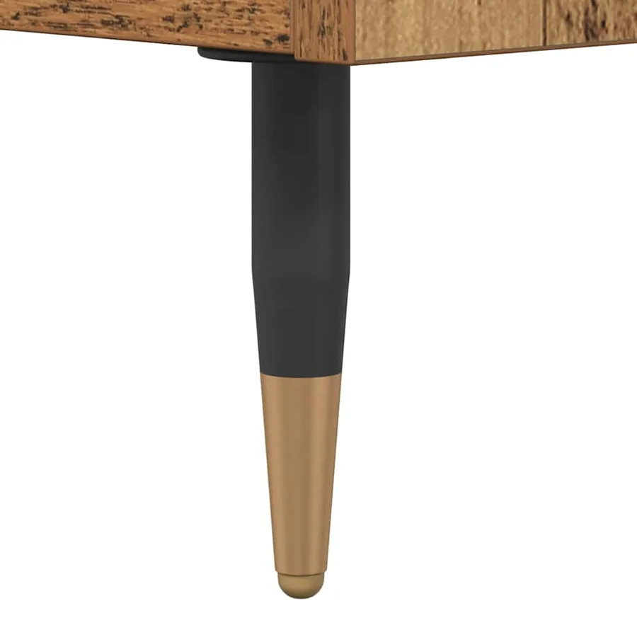 Table basse Bois ancien 90 x 49 x 45 cm Bois d'ingénierie - 8