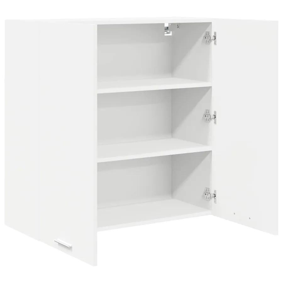 Armoire suspendue Blanc 80 x 31 x 80 cm Bois d'ingénierie - 5