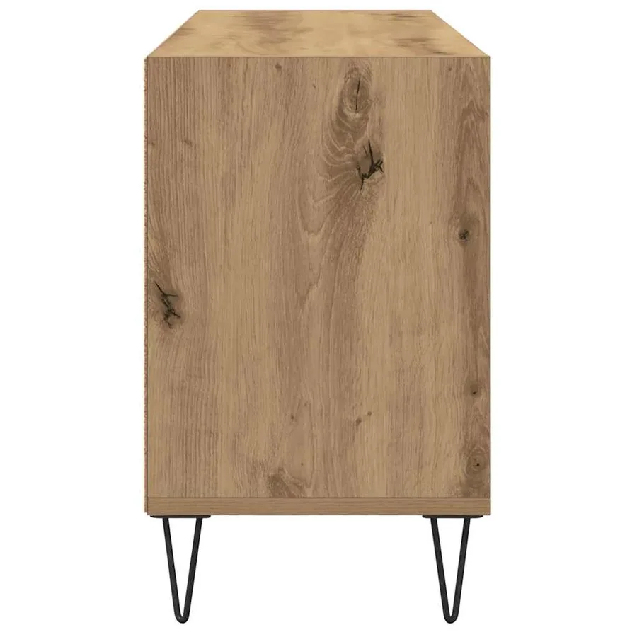 Meuble TV 103,5 x 30 x 50 cm Chêne artisanal Bois d'ingénierie - 6