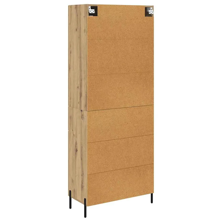 Haut Armoire Chêne artisanal 69,5 x 34 x 180 cm - 10