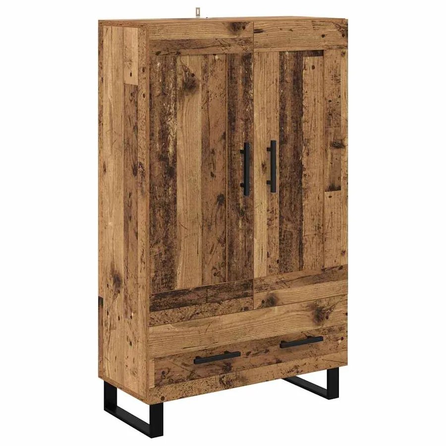 Haut Armoire Bois Ancien 69,5 x 31 x 115 cm Bois d'ingénierie - 2