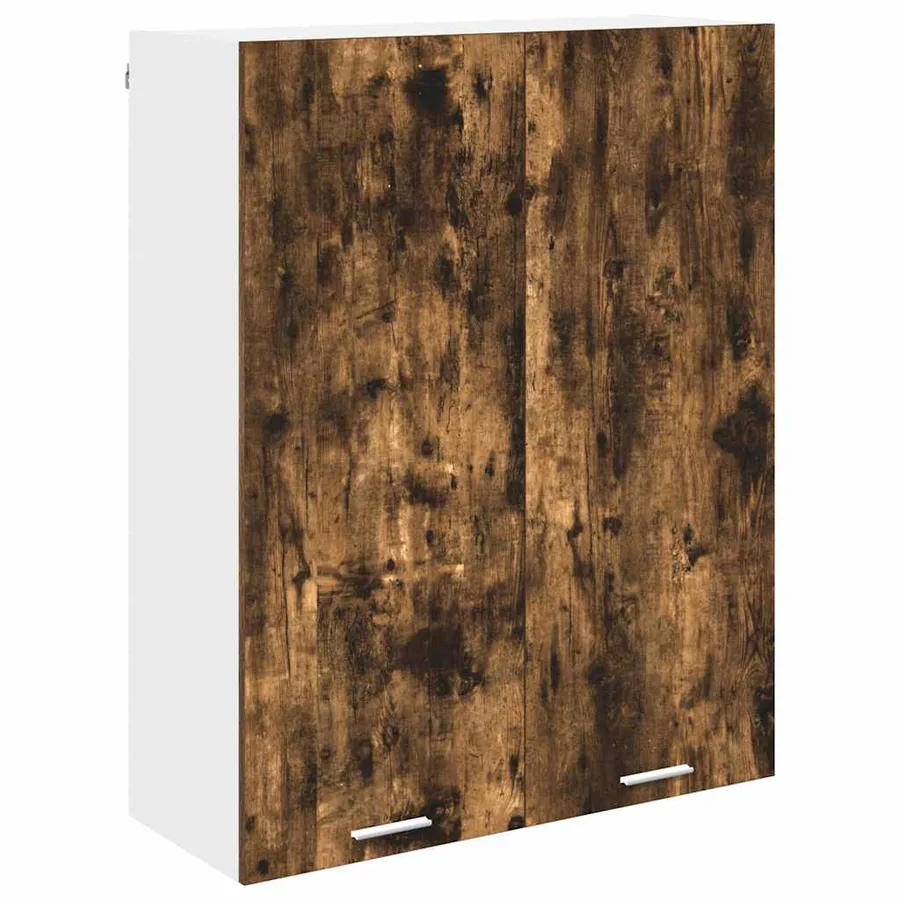 Armoire suspendue Chêne fumé 80 x 31 x 100 cm Bois d'ingénierie - 2