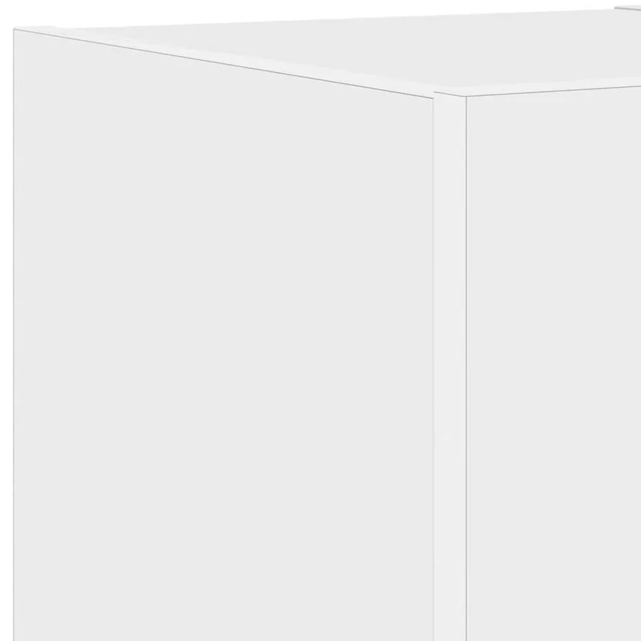 Meubles TV muraux avec lumières LED 2 pcs blanc 30,5x35x30 cm - 13