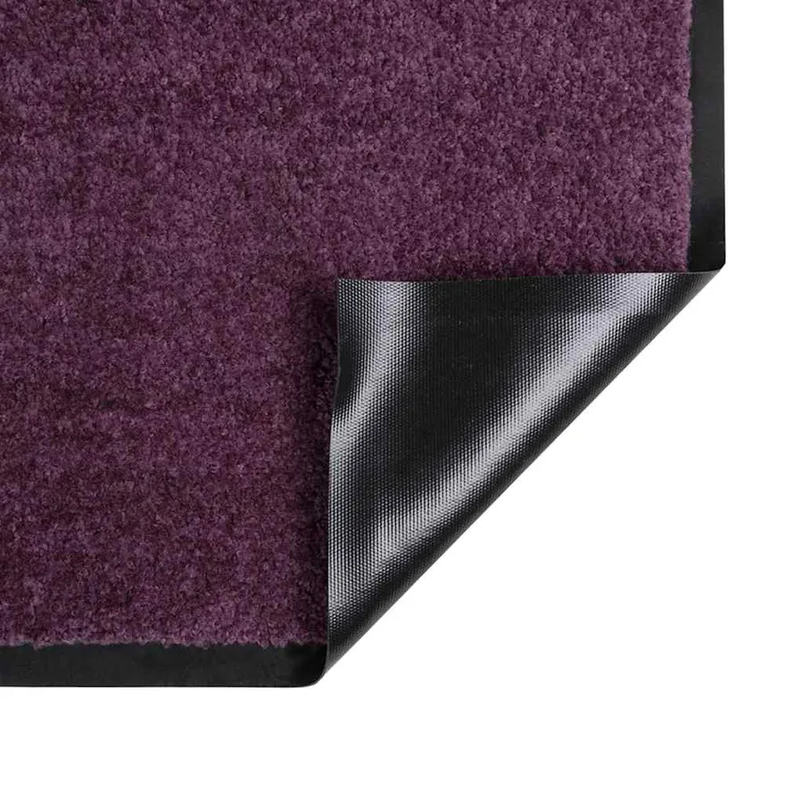 Tapis de porte Bordeaux 60 x 40 x 1.2 cm Tissu en teddy - 5