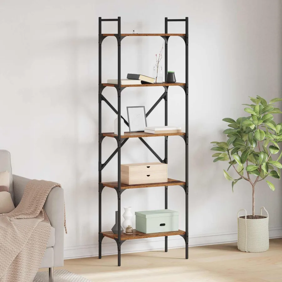 Bibliothèque Bois Ancien 56 x 32 x 174 cm Bois d'ingénierie