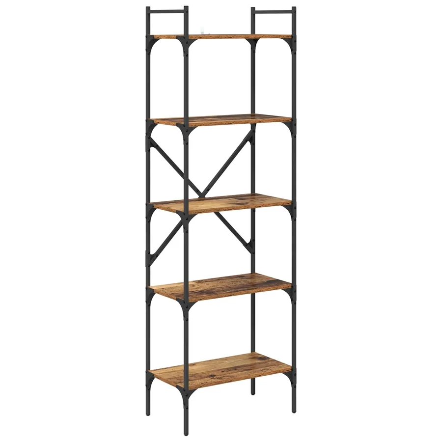 Bibliothèque Bois Ancien 56 x 32 x 174 cm Bois d'ingénierie - 2