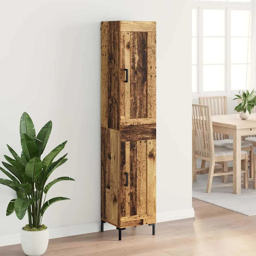 Haut Armoire Bois Ancien 34,5 x 34 x 180 cm Bois d'ingénierie - 4