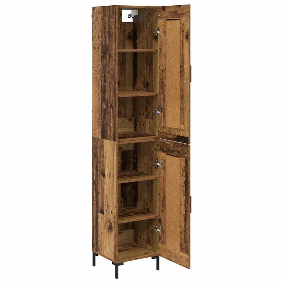 Haut Armoire Bois Ancien 34,5 x 34 x 180 cm Bois d'ingénierie - 5