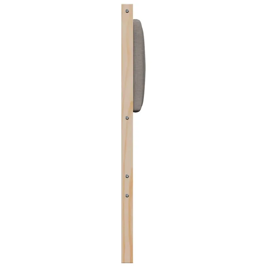 Tête de lit capitonnée Marron 160 cm Pin massif - 5