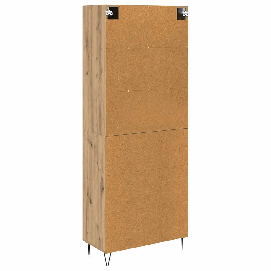 Haut Armoire Chêne artisanal 69,5 x 34 x 180 cm - 8