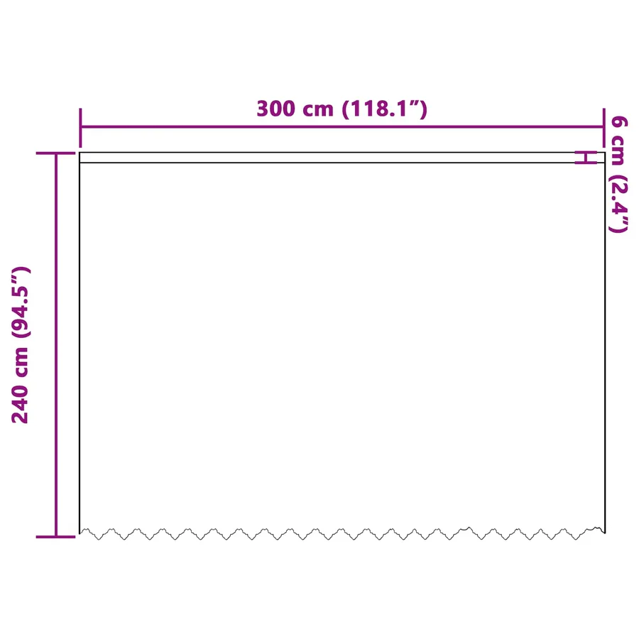 Rideau en Dentelle Floral Blanc 240 x 300 cm Polyester - 8