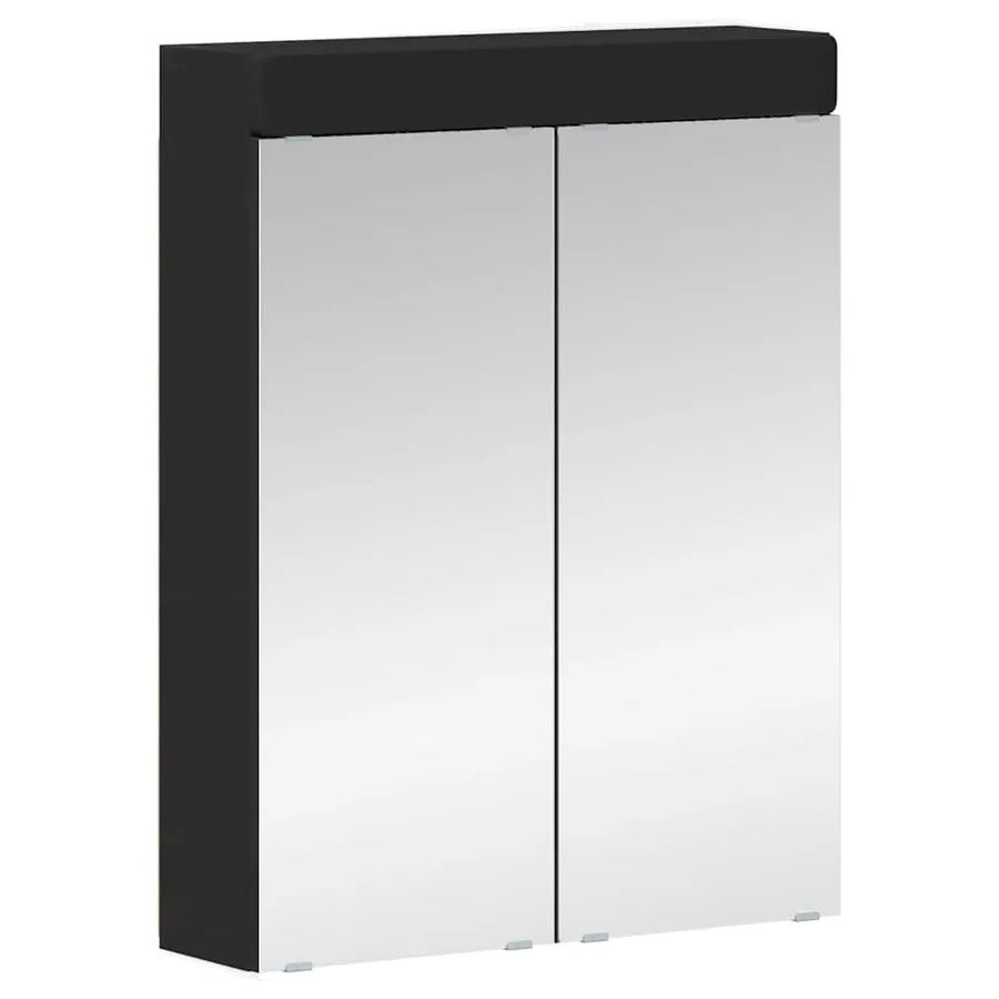 Ensemble de mobilier de salle de bain TULUM 4 pcs Noir - 3