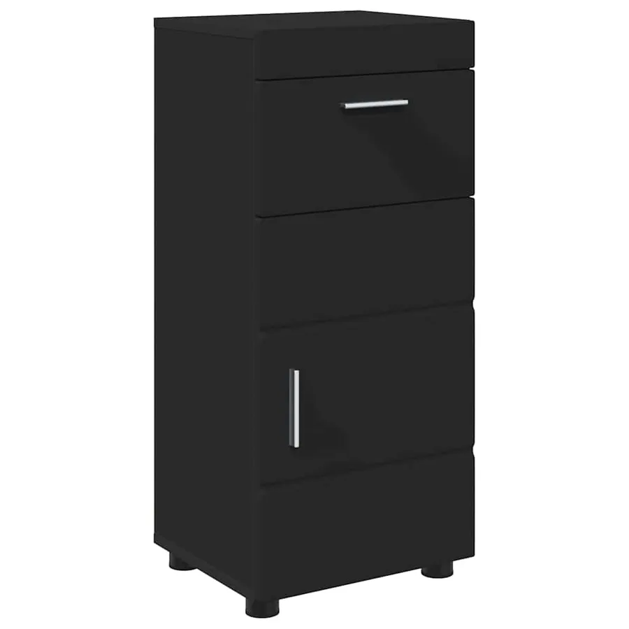 Ensemble de mobilier de salle de bain TULUM 4 pcs Noir - 5