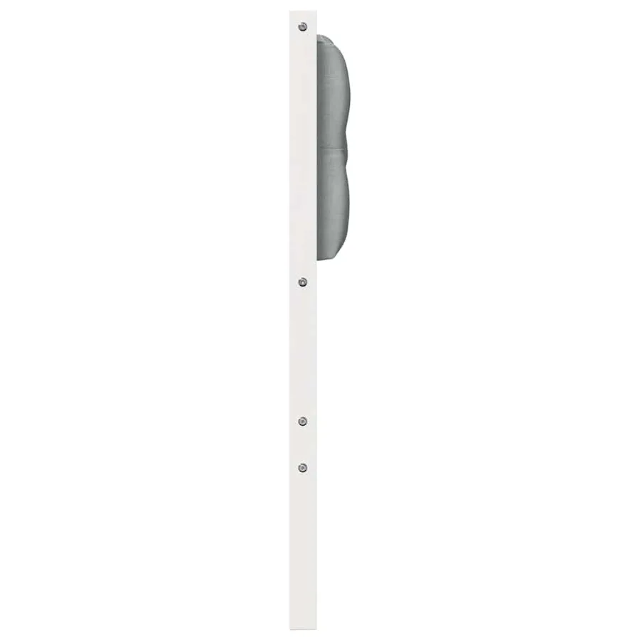 Tête de lit Autre Blanc et gris clair 75 cm Bois massif en pin - 5