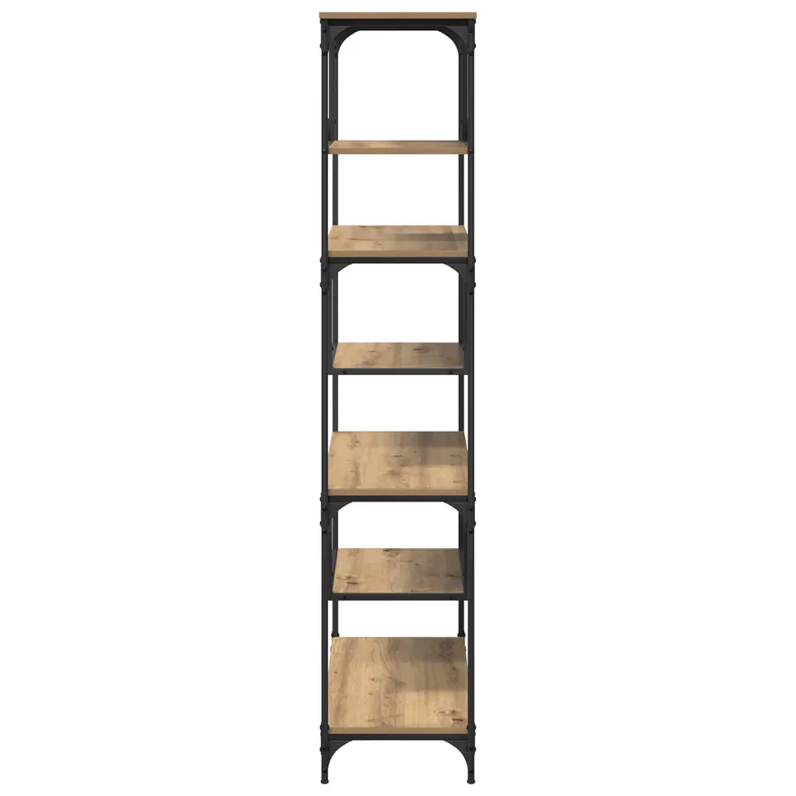 Bibliothèque 6 niveaux 81 x 36 x 176 cm Bois d'ingénierie - 6