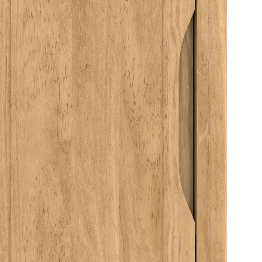 Armoire murale de salle de bain avec étagère FLORO Cire marron - 10