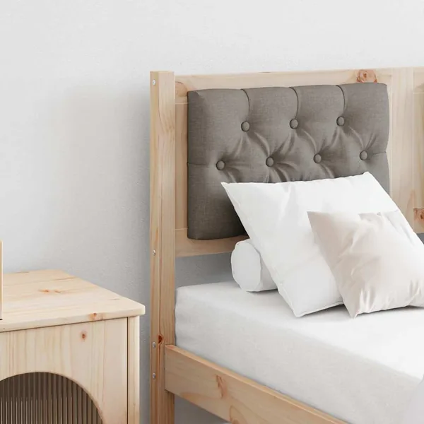 Tête de lit Autre Marron et taupe 135 cm Bois massif en pin