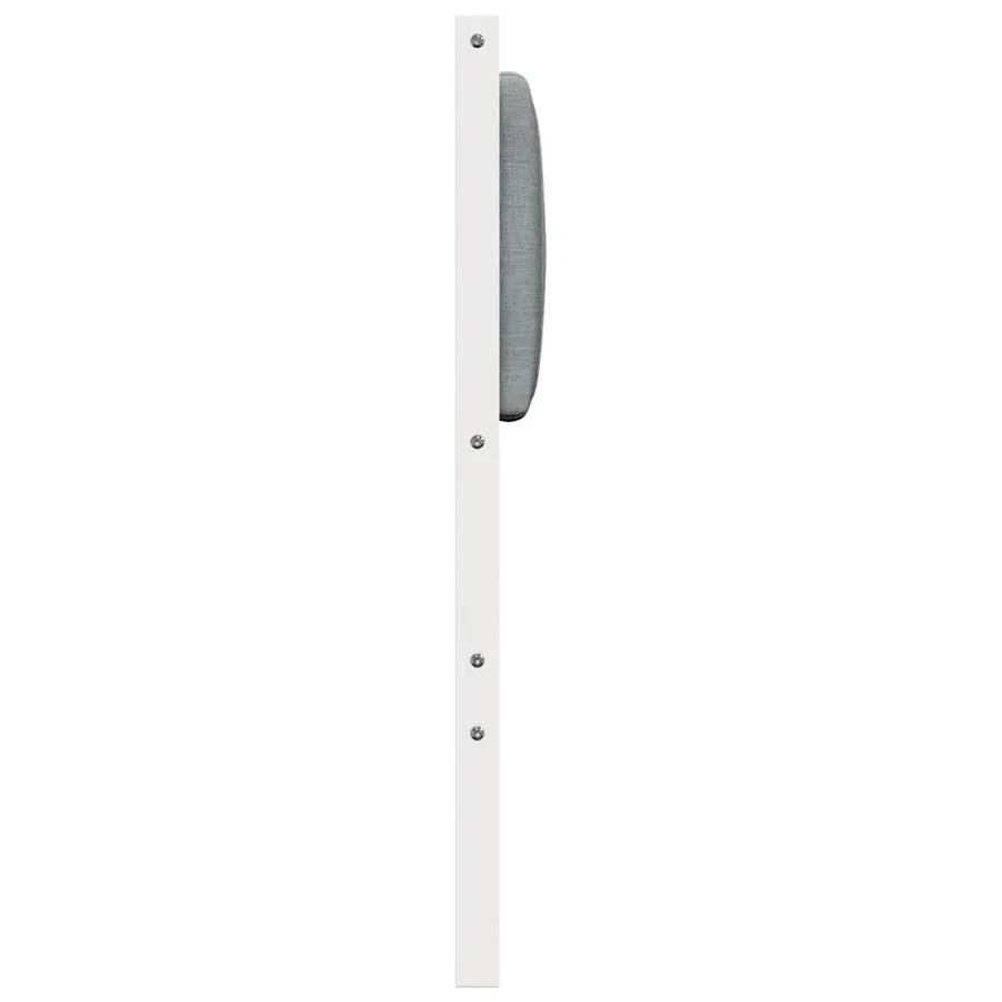 Tête de lit capitonnée avec tête de lit Blanc 200 cm Pin massif - 5
