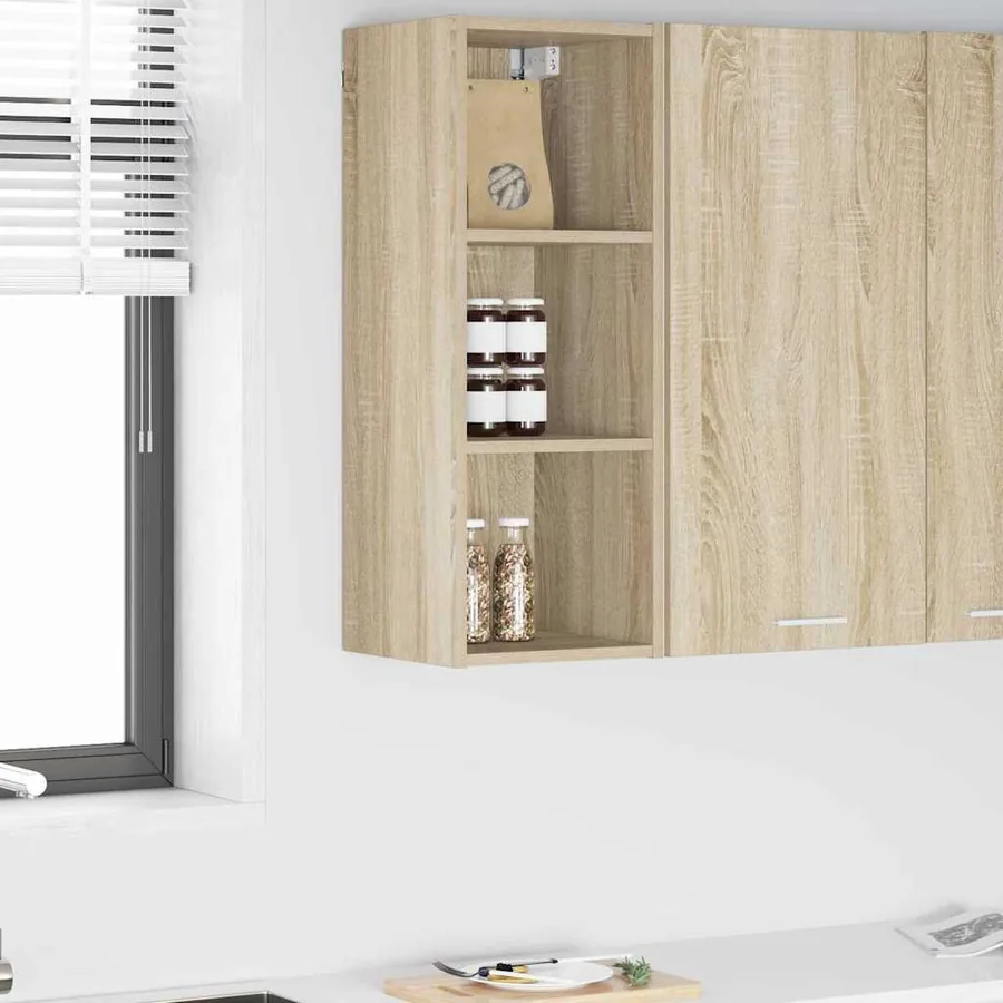 Armoire suspendue avec stockage Chêne Sonoma 30 x 29,5 x 80 cm