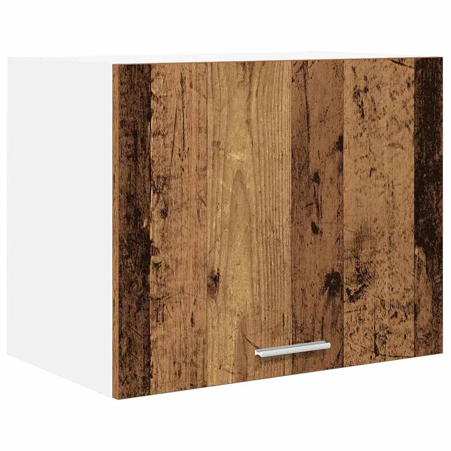 Armoire suspendue 2 pcs Bois ancien et Blanc 50 x 31 x 40 cm - 5