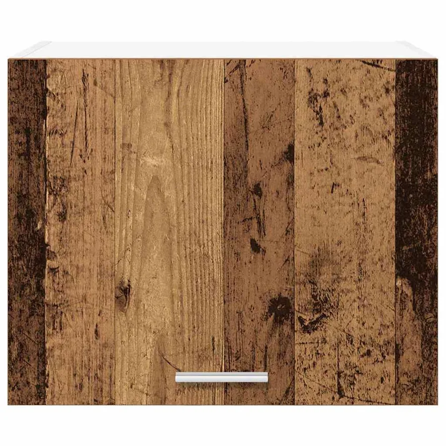 Armoire suspendue 2 pcs Bois ancien et Blanc 50 x 31 x 40 cm - 7