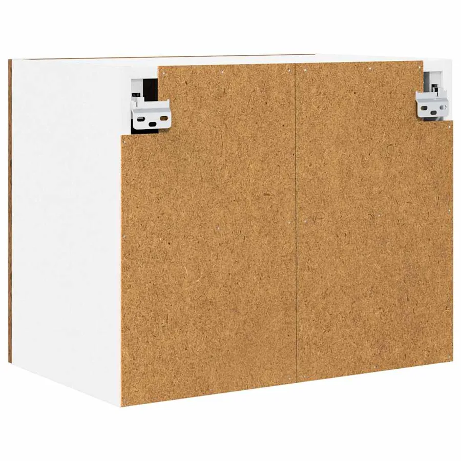 Armoire suspendue 2 pcs Bois ancien et Blanc 50 x 31 x 40 cm - 9