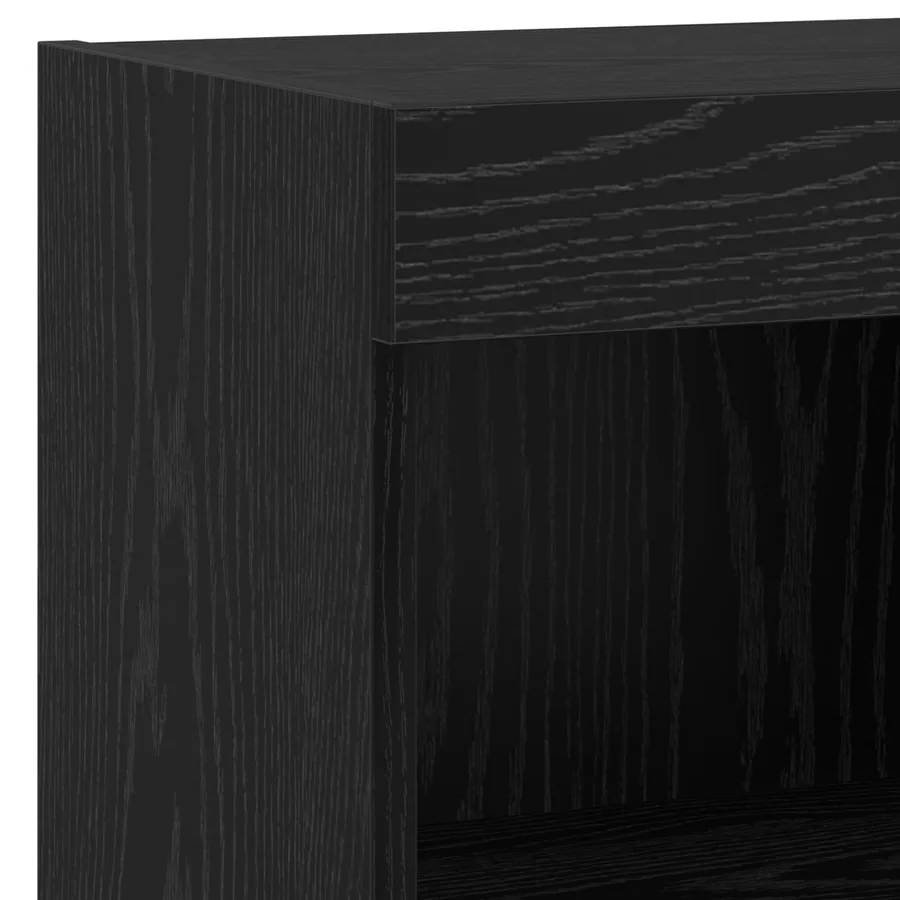Meubles TV muraux 4 pcs Chêne noir Bois d'ingénierie - 10