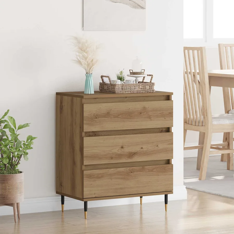 Buffet Chêne artisanal 60 x 35 x 70 cm Bois d'ingénierie