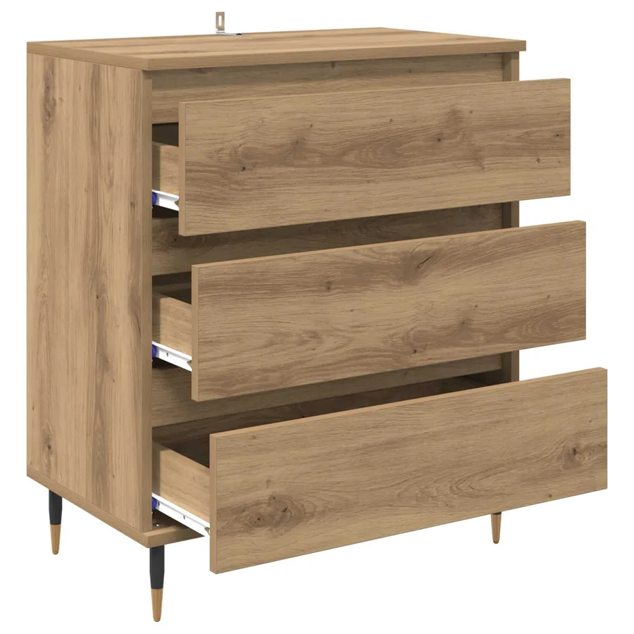 Buffet Chêne artisanal 60 x 35 x 70 cm Bois d'ingénierie - 5