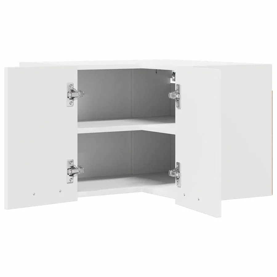 Armoire suspendue Blanc 57 x 57 x 40 cm Bois d'ingénierie - 5