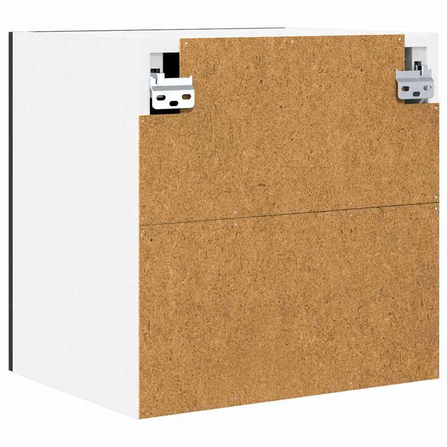Armoire suspendue 2 pcs Chêne noir et Blanc 40 x 31 x 40 cm - 9