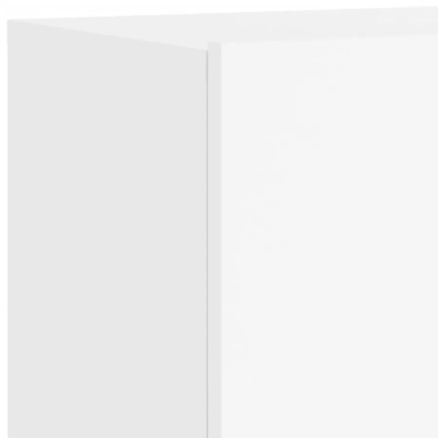 Meuble TV mural blanc 80x30x41 cm - 9