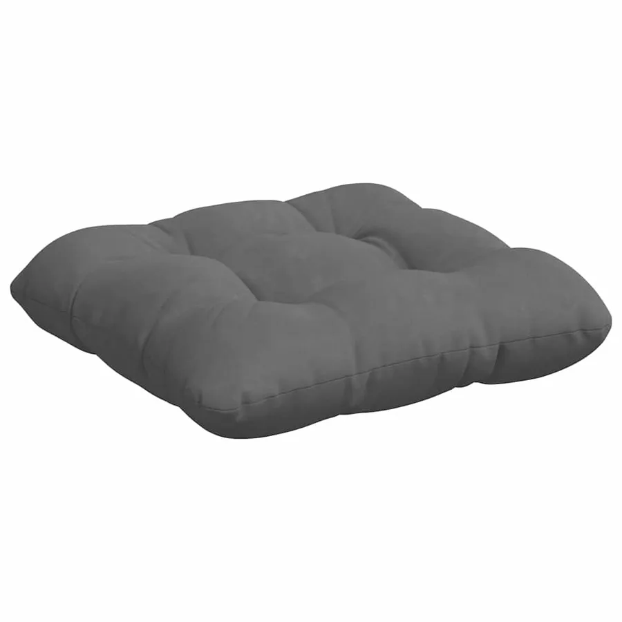 Coussins de siège 4 pcs Gris foncé 45 x 45 cm - 5