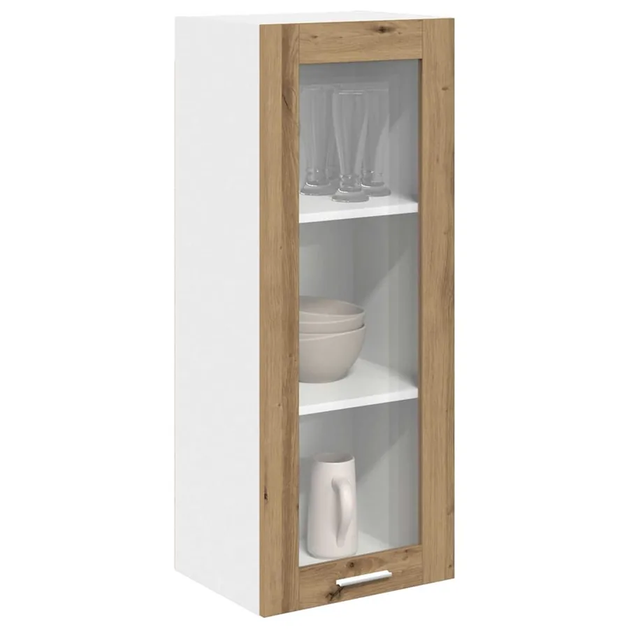 Armoire suspendue avec porte Chêne artisanal 40 x 31 x 100 cm - 3