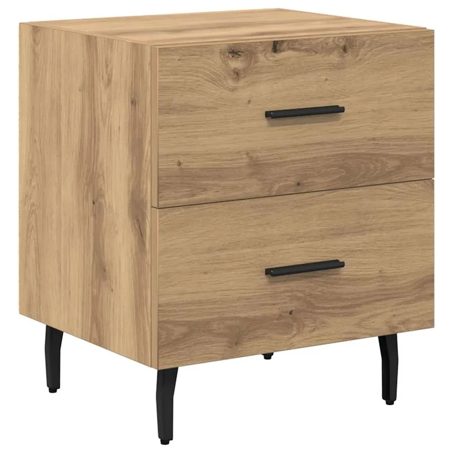 Cabinet de chevet Chêne artisanal 40 x 35 x 47,5 cm - 2