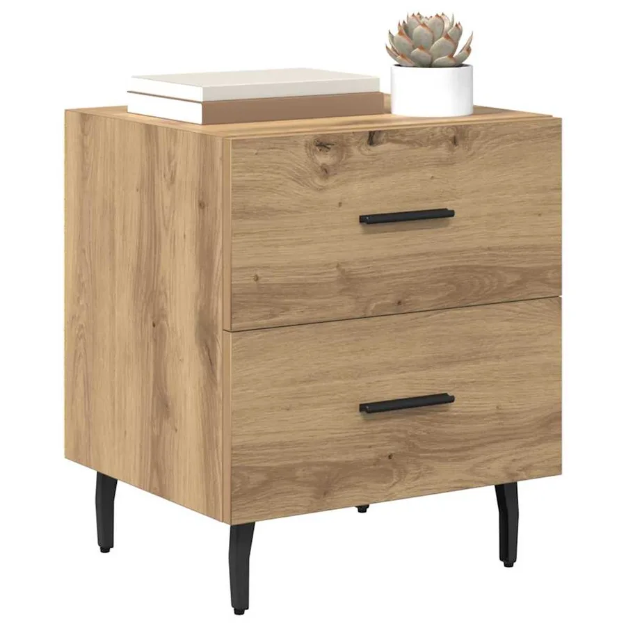 Cabinet de chevet Chêne artisanal 40 x 35 x 47,5 cm - 3