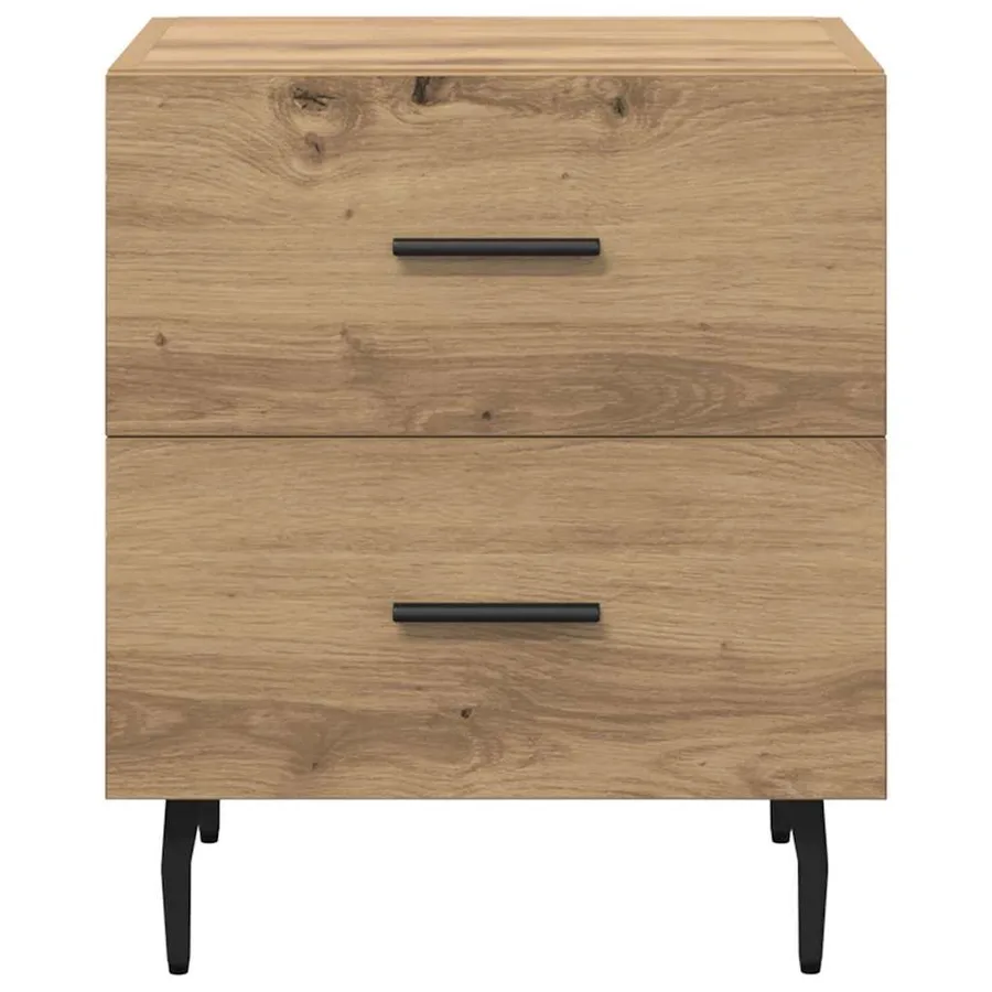 Cabinet de chevet Chêne artisanal 40 x 35 x 47,5 cm - 6