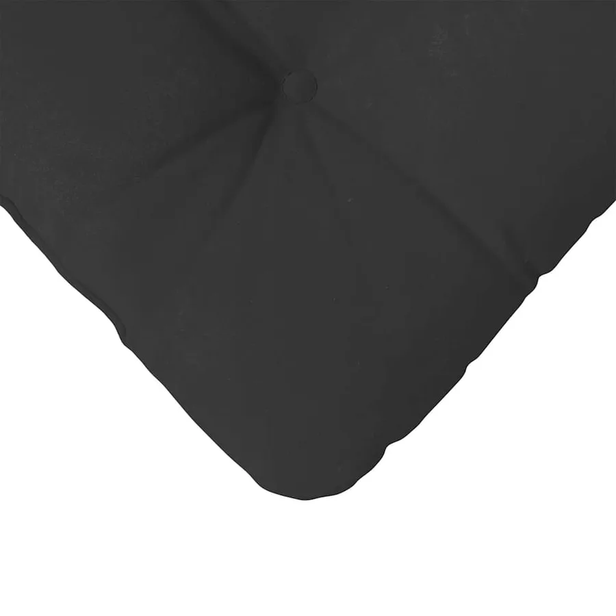 Coussins de siège 4 pcs Noir 40 x 40 cm Tissu en microfibre - 9
