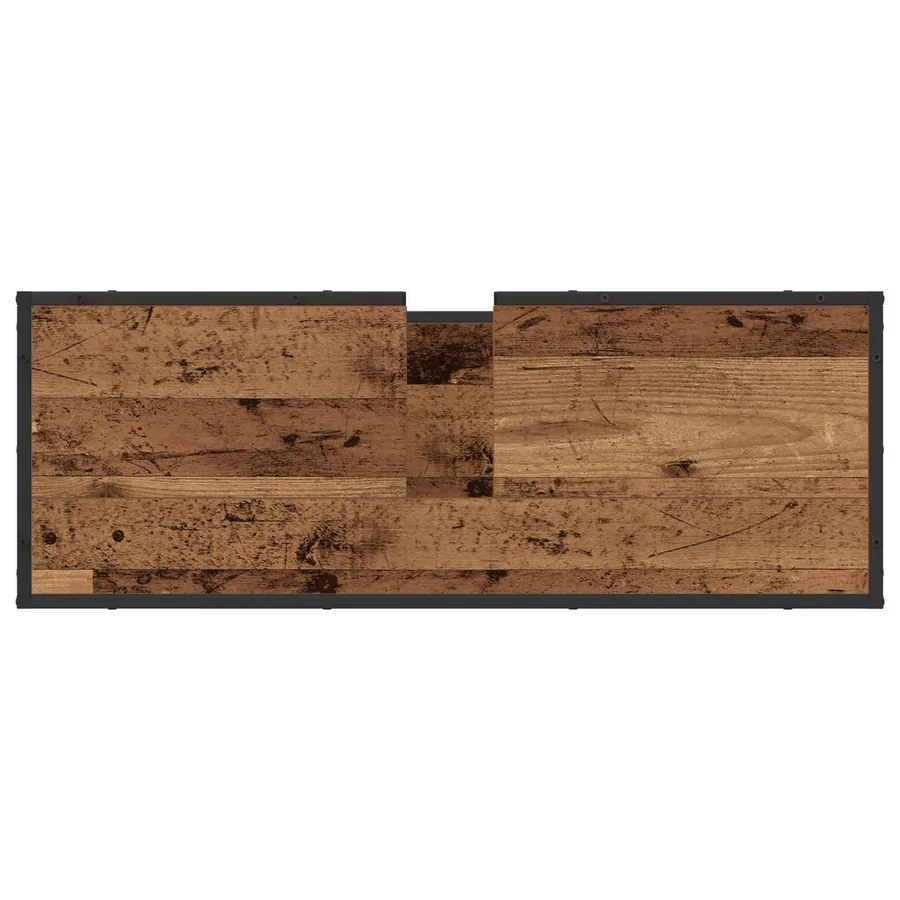 Ensemble de mobilier de salle de bain 2 pcs Bois Ancien - 8