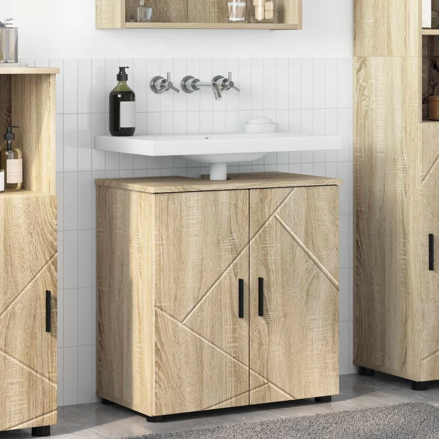 Cabinet de salle de bain Chêne Sonoma 61 x 35 x 64 cm