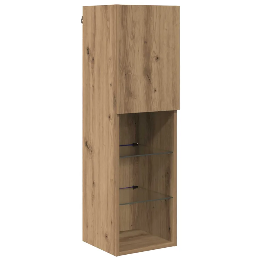 Meuble TV 7 pcs Chêne artisanal Bois d'ingénierie - 6