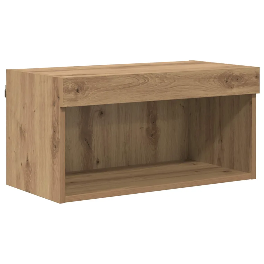 Meuble TV 7 pcs Chêne artisanal Bois d'ingénierie - 7