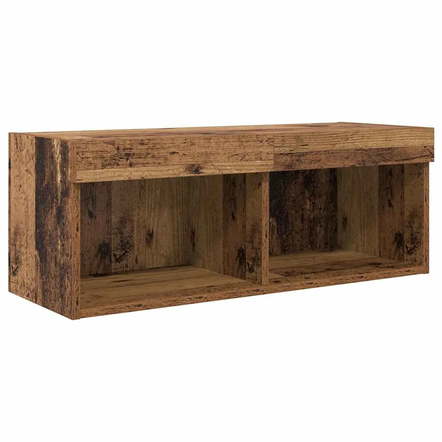 Meubles TV muraux 4 pcs Bois ancien Bois d'ingénierie - 7