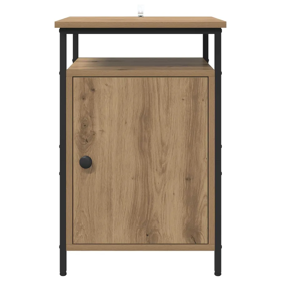 Cabinet de chevet 2 pc Chêne artisanal 40 x 42 x 60cm - 7