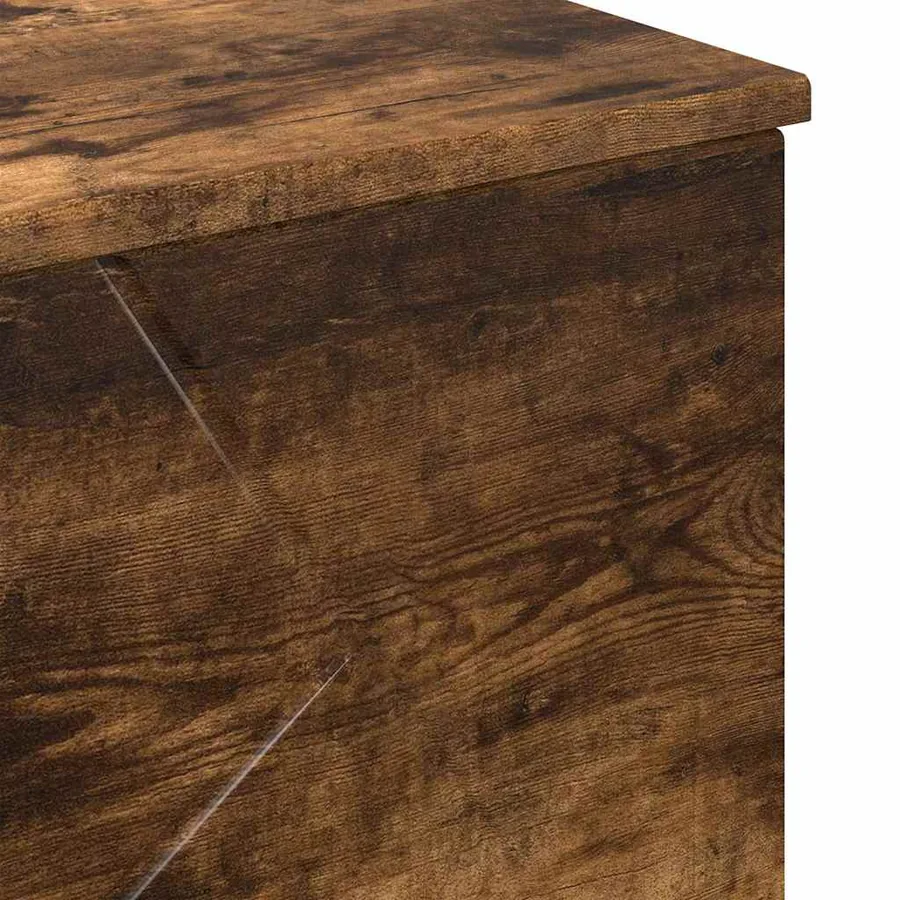 Cabinet de salle de bain Chêne fumé 76,5 x 35 x 64 cm - 11