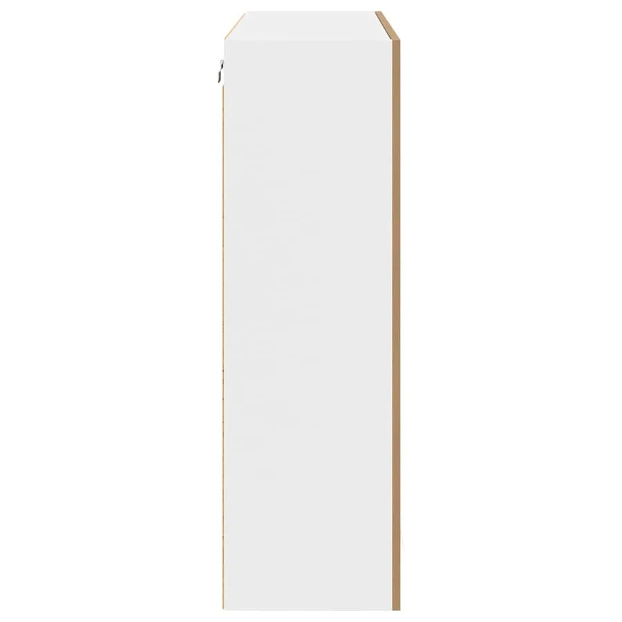 Armoire suspendue avec porte Chêne artisanal 80 x 31 x 100 cm - 7