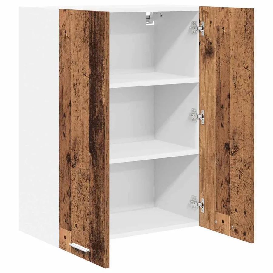 Armoire suspendue Bois ancien 60 x 31 x 80 cm Bois d'ingénierie - 5