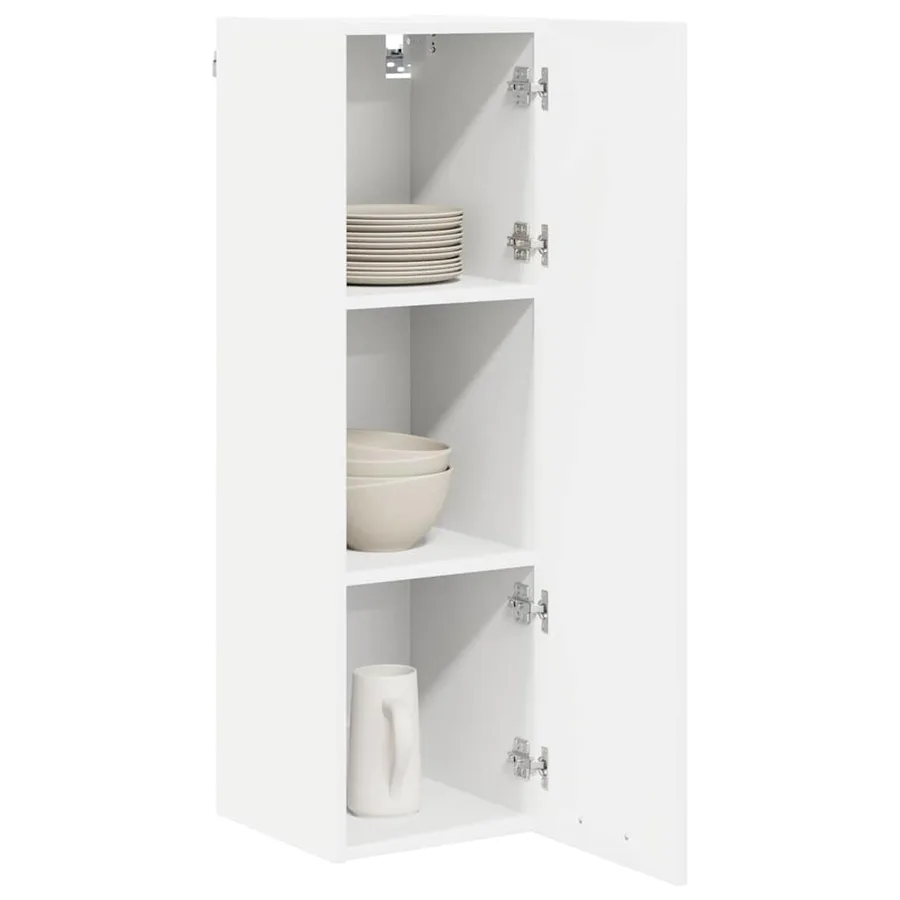 Armoire suspendue Blanc 30 x 31 x 100 cm Bois d'ingénierie - 3