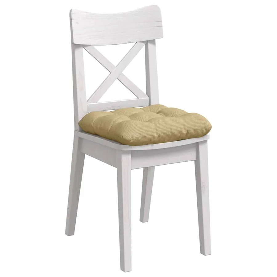 Coussins de siège 4 pcs Vert gris 40 x 40 cm - 3